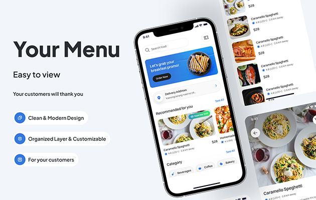 Your digital menu